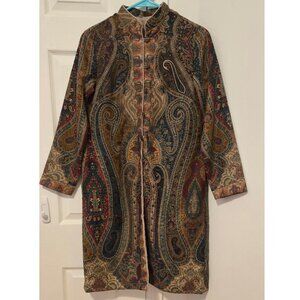 Vintage Kashmiri Fine Wool Long Jacket